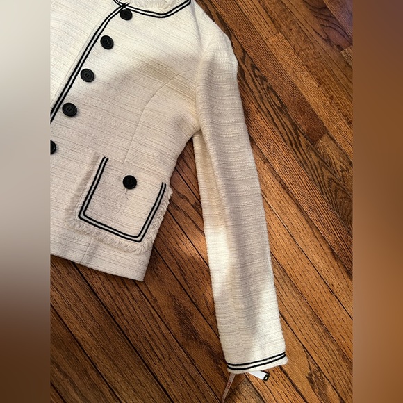 Karl lagerfeld jacket white size 4 - Picture 2 of 7